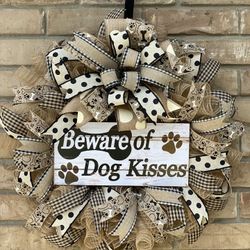 Dog Kisses Wreath