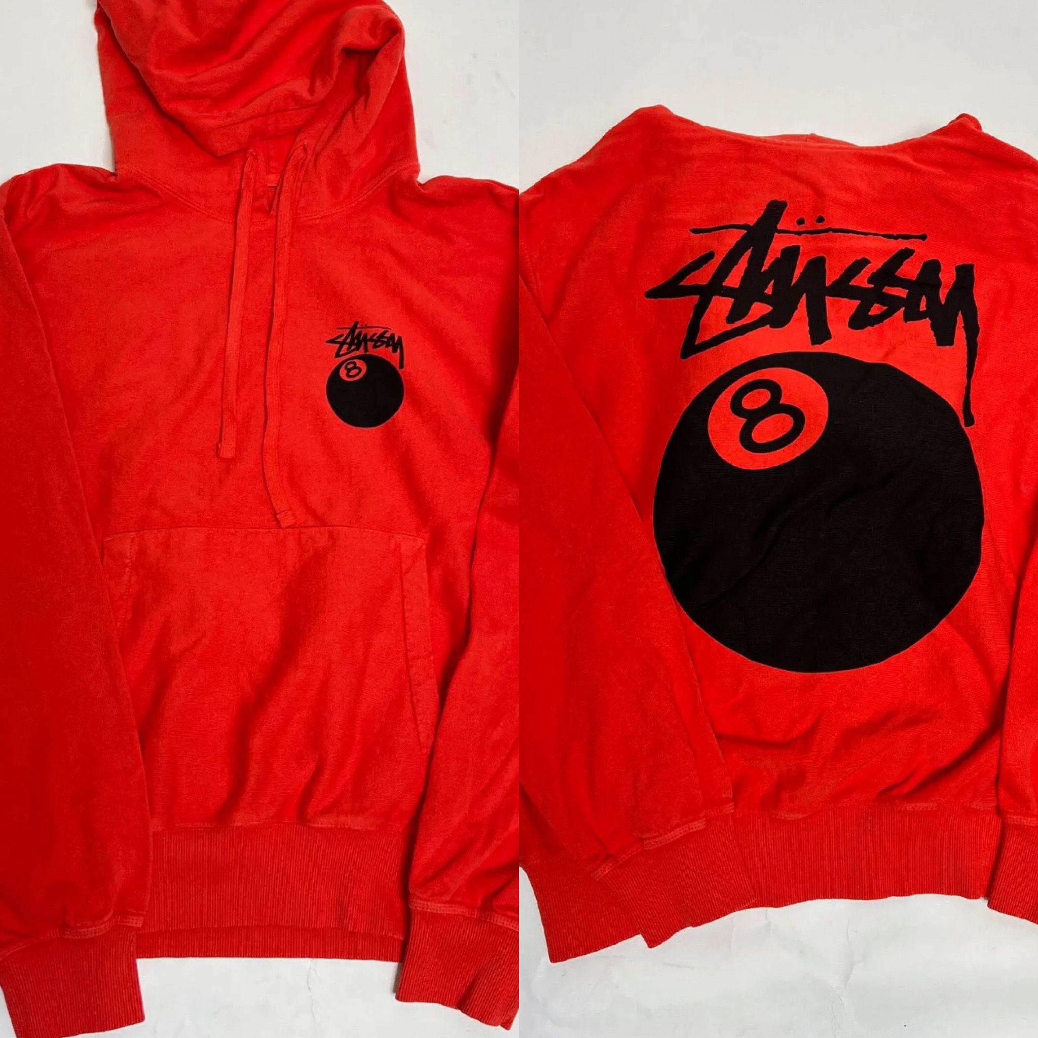 Stussey Red Hoodie (100% Authentic) Sample Piece