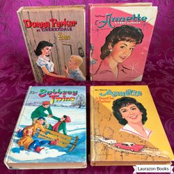 1(contact info removed) Whitman Vintage Book Lot (4): Annette (2), Donna Parker & Bobbsey Twins