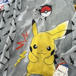 New Boys Pikachu Shirt Size 10/12