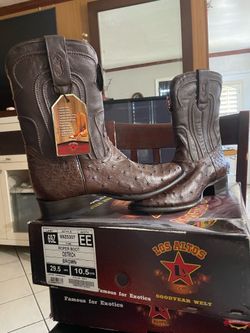 Los Altos Ostrich boots