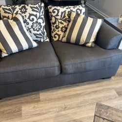 Love Seat And Area Rug