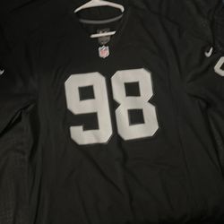 Max Crosby Jersey XL Rarely Worn 