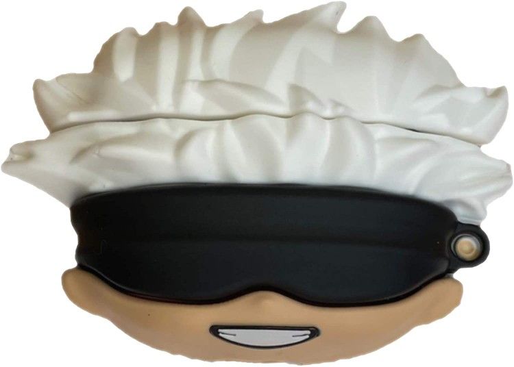 AirPods Pro Soft Silicone Headset Cover 3D Japan Anime Cartoon Jujutsu Kaisen Gojo Satoru Earphone Case