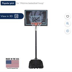 Portable Basketball Hoop (44-inch Impact)