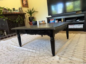 Black coffee table