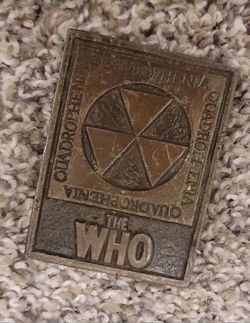 The Who Quadrophenia Rock Music
Memorabilia Band 1970s Vintage
Belt Buckle