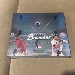 2022 Bowman Sterling Factory Seal Hobby Box 5 Autos