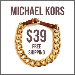MICHAEL KORS heavy chain necklace