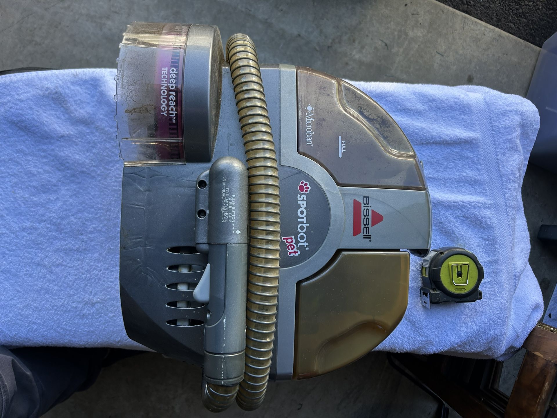 Bissell SpotBot Pet Portable Carpet Cleaner 33N8-A Stain Spot Remover