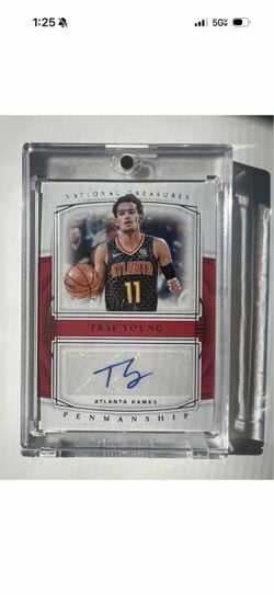 2019-20 National Treasures Trae Young Penmanship Auto /49