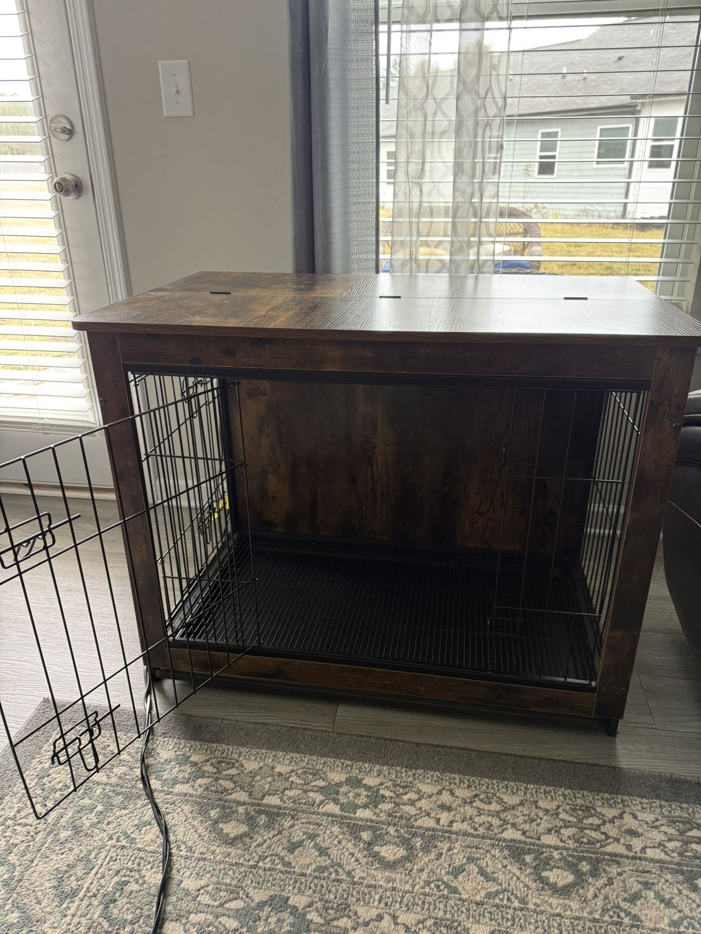 Large Wooden Dog Crate