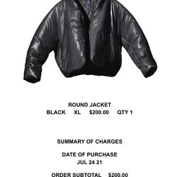 Official Yeezy Jacket XL
