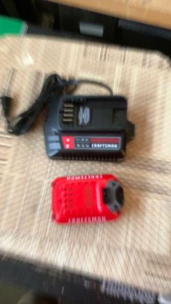 Craftsman battery and charger NEW