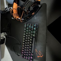 Razor Keyboard, Mousepad, and Headset 