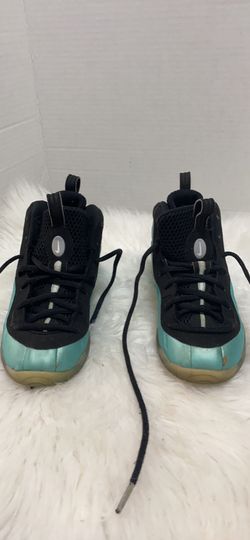 Nike Little FoamPosite Pro Island Green Silver Black 13C