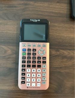 TI-84 Plus CE Graphing Calculator & Charger