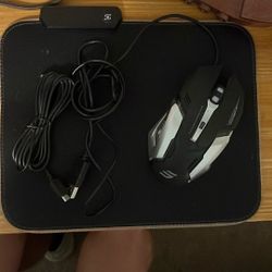 Led Mousepad With Mouse