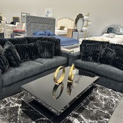 New Sofa + Loveseat 