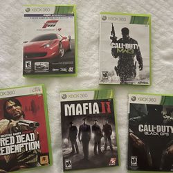 Xbox 360 Lot Of 5 Games