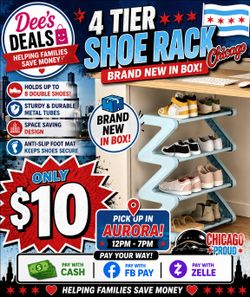 Shoe Rack BRAND NEW IN BOX ONLY $10