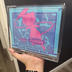 Pokemon ETB Acrylic Case- 5mm Magnetic Lid - *sealed brand new*