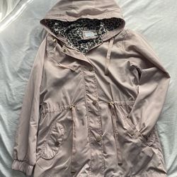 Light Pink Rain Coat, Small