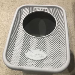 clever cat top loading litter box 