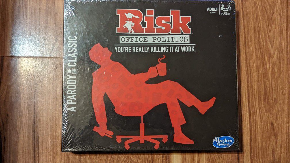 Risk Office Politics Board Game 2018 Hasbro Gaming Killing Work Parody