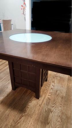 8 chair tall dining table
