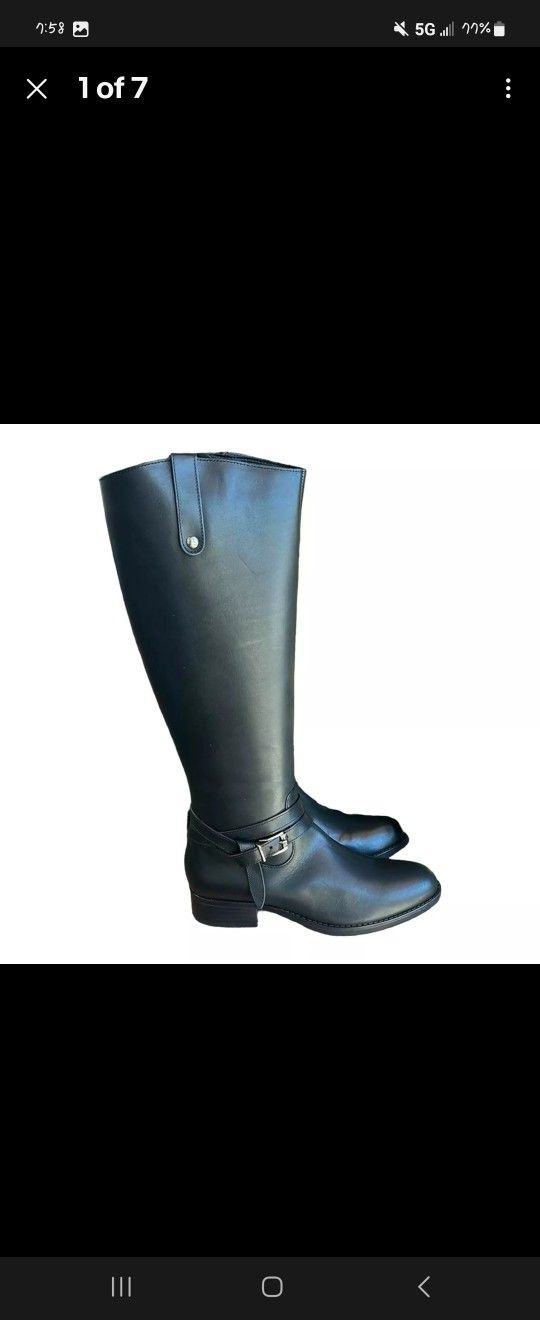 Chelsea & Violet black Gabby genuine leather