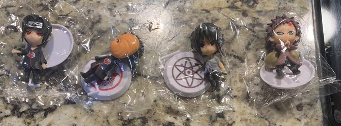 Stocking Stuffers- Naruto 4 Figurines