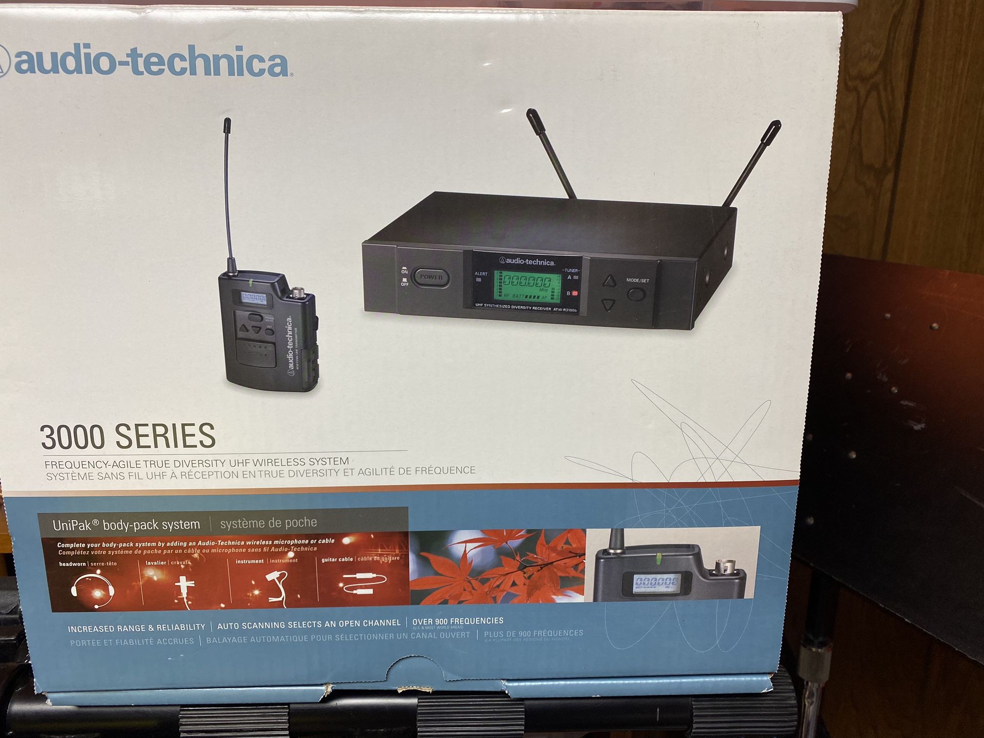 Audio-Technica 3000 Series Wireless Microphone System