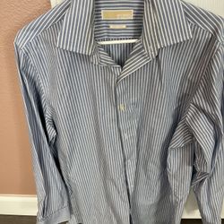 Michael Kors Men’s Dress Shirt Size L 