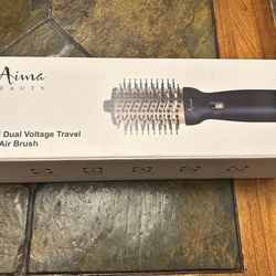 Dual Voltage Hair Brush Blow Dryer