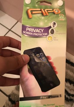 Screen protector for iPhone 5