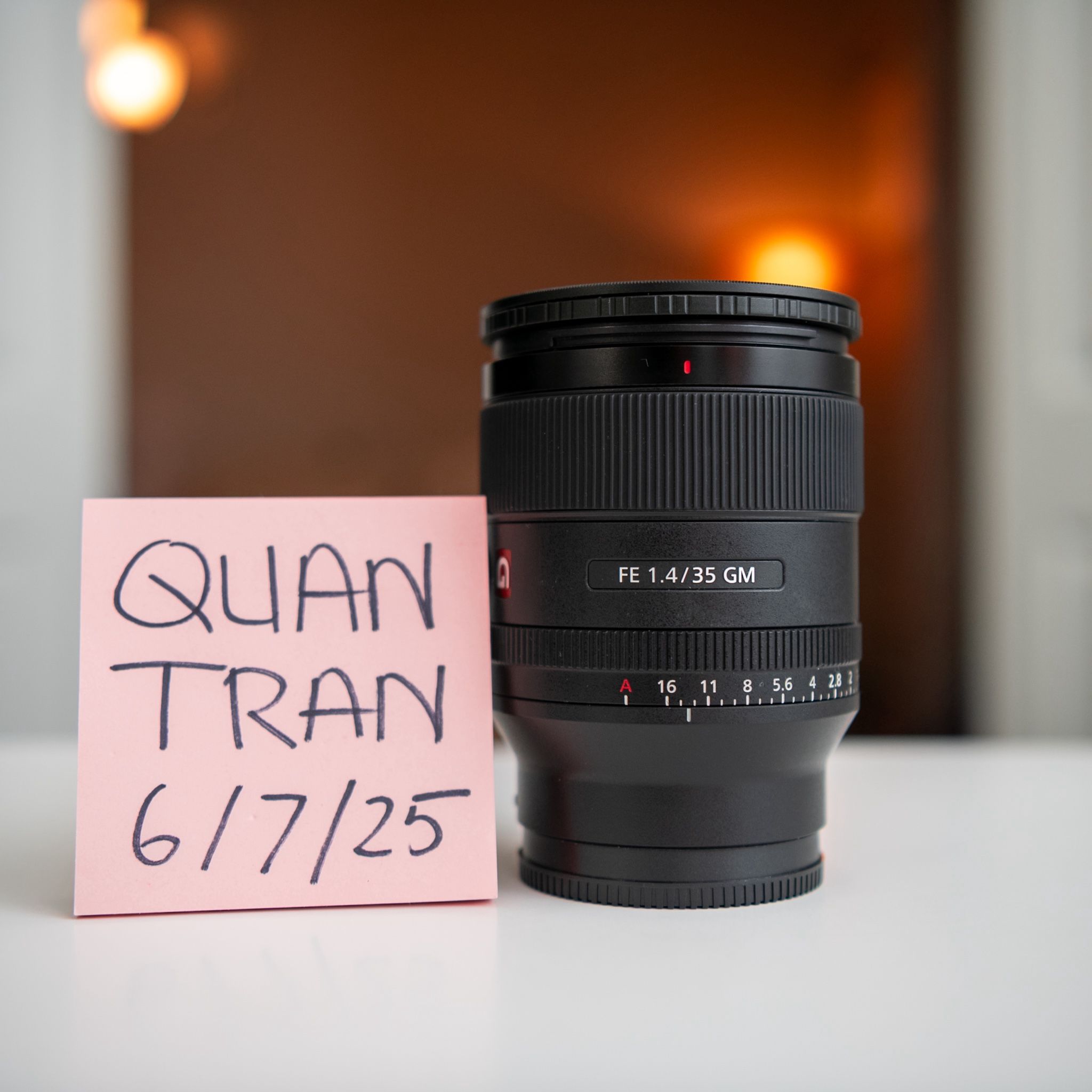 Sony 35mm F1.4 GM Lens