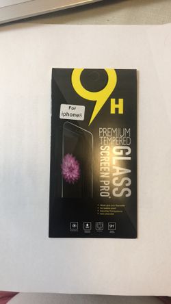 IPHONE 8 and iPhone X/10 Tempered Glass Screen Protector Brand new more then 100 available