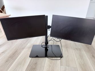 Packard Bell Dual Monitors working station