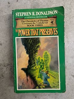 Stephen R. Donaldson The Power That Preserves PB 1977 Ballantine 1st Illus