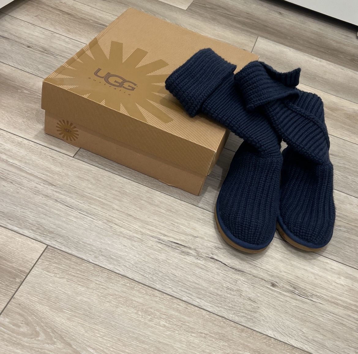 Navy Blue Ugg Boot, Size 6 In Women