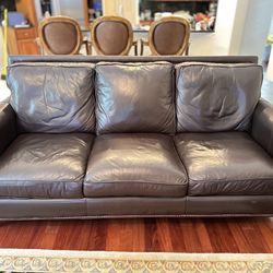 Leather Sofa Couch Bradington Young In Tampa Palms 