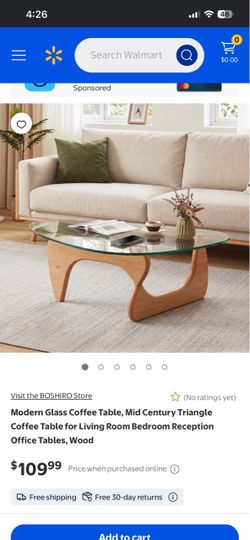 Glass Coffee Table 50$