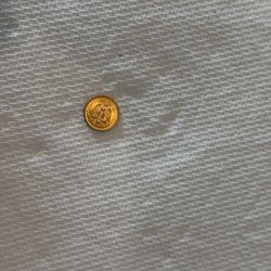 2 pesos gold coin 21.6 kt