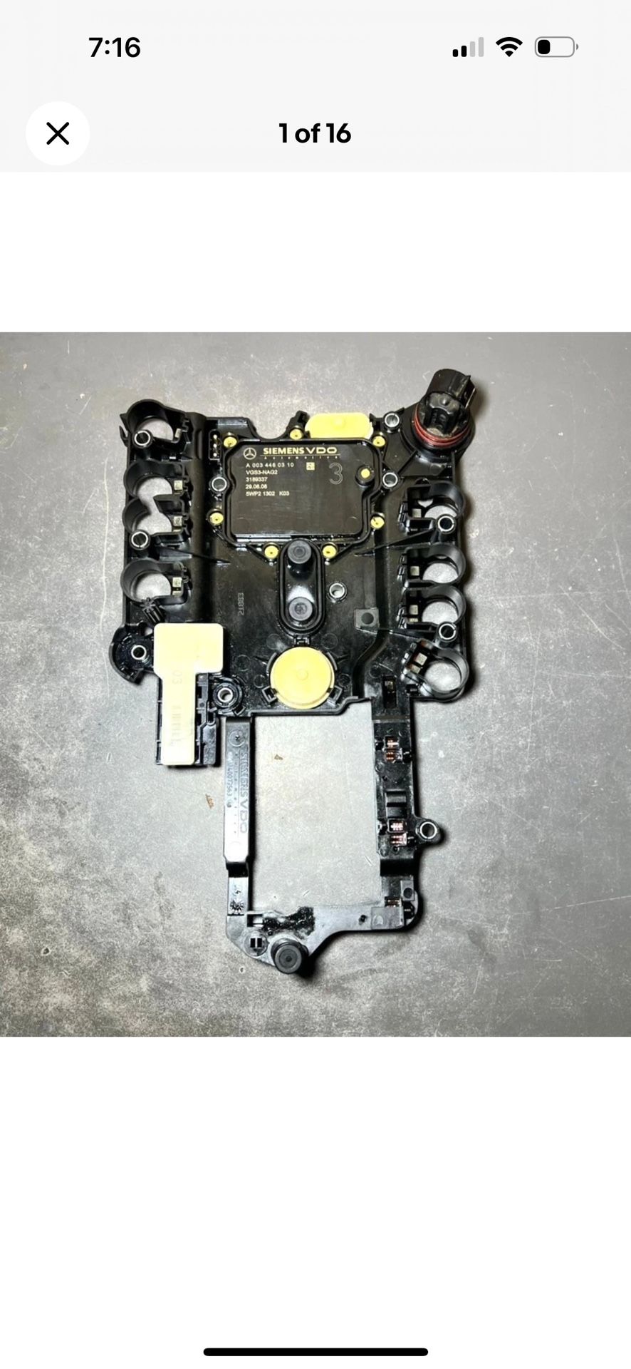 Mercedes Conductor Plate Vgs 3