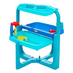 Little Tikes Easy Store Outdoor Folding Water Play Table with Accessories for Kids, Children, Boys & Girls 3+ Years, Mutlicolor
