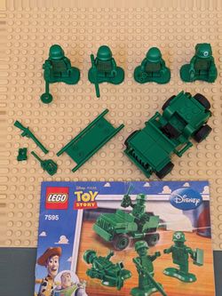 Lego 7595 Disney Toy Story Movie Green Army Men 100% Complete