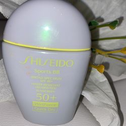 shiseido face lotion open and New . sport BB Sunscreen from Macys light