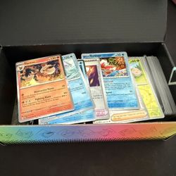 Pokemon Prismatic Evolutions 110 Holo/Reverse Holo + 190 Commons Bulk Lot