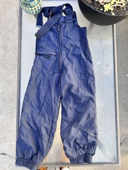 Blue Snow Bib / Pants Size XS Or 4/5